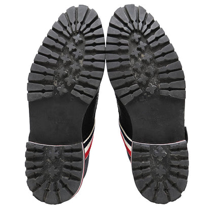 Thom Browne トリコロール レザー ウィングチップ ブーツ