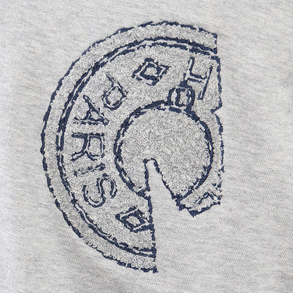エルメス シグネチャー ロゴ 刺繍 コットン Tシャツ