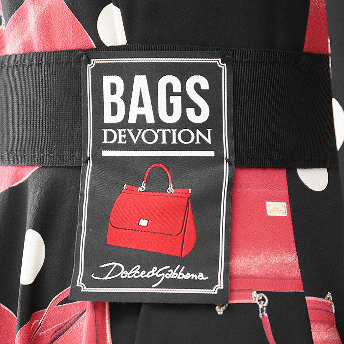 ドルチェ＆ガッバーナ BAGS DEVOTION シルクワンピース