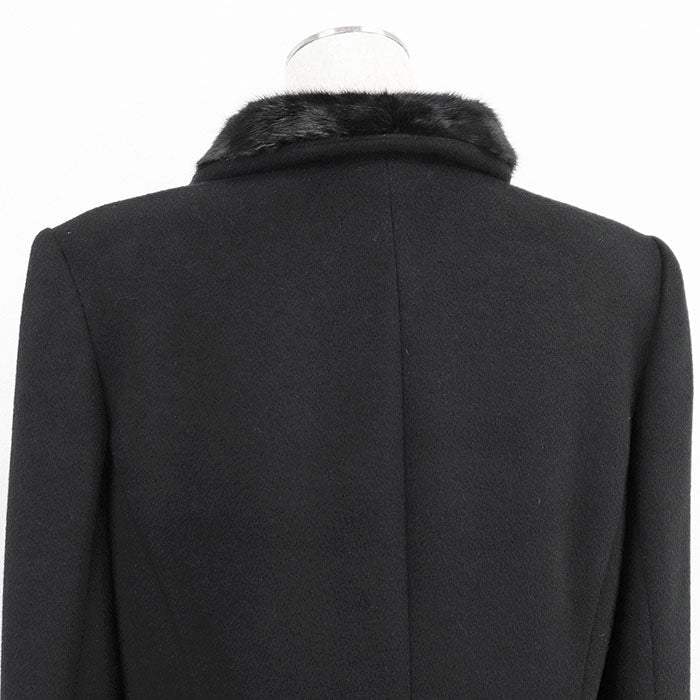 LEONARD FASHION PARIS カシミヤ レザー ジャケット