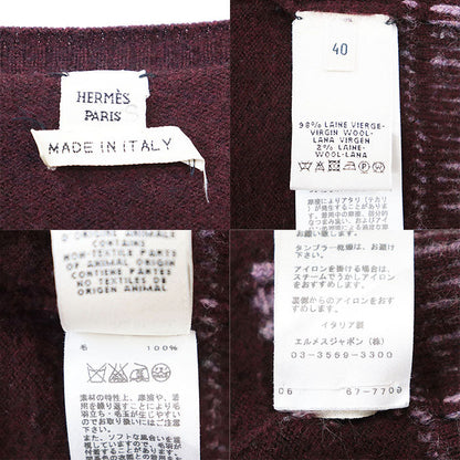 エルメス ウールカーディガン
