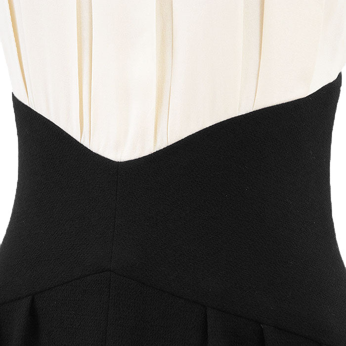 シャネル BOUTIQUE ウール シルク 2way ドレス ジャケット セット