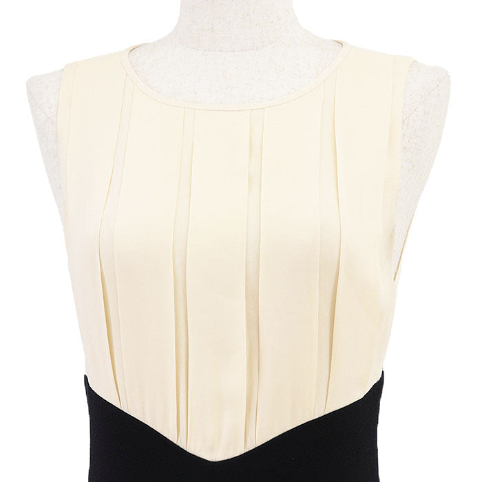 シャネル BOUTIQUE ウール シルク 2way ドレス ジャケット セット