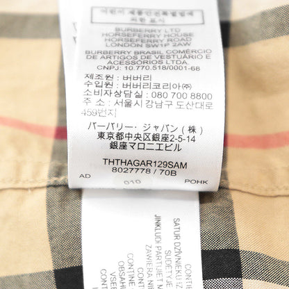 バーバリー コットン シャツ