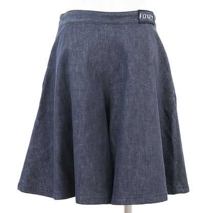 FOXEY NEW YORK リリー デニム ショーツ コットン ストレッチ