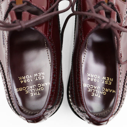 マークジェイコブス THE GHILLIE カウレザー レースアップシューズ