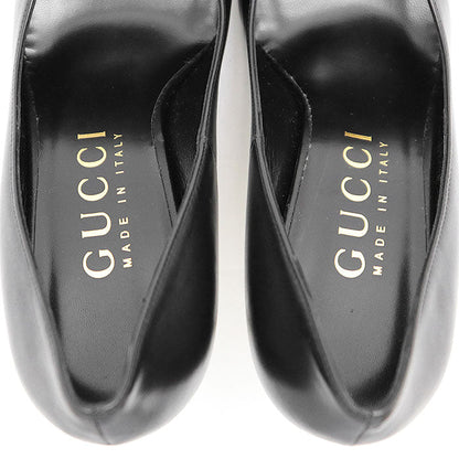 グッチ NAPPA CHARLOTTE NERO レザーパンプス