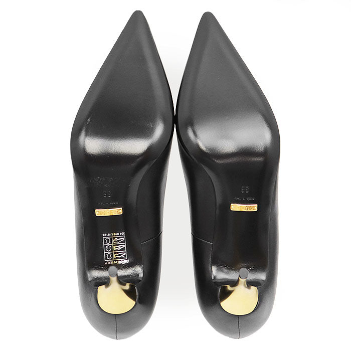 グッチ NAPPA CHARLOTTE NERO レザーパンプス