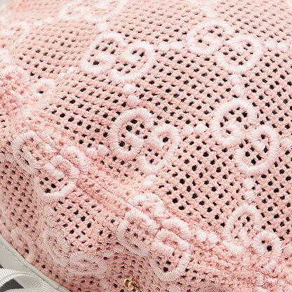 グッチ GG モノグラム 刺繍 コットン ブレンド ベレー帽