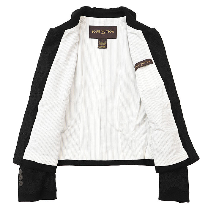 ルイヴィトン ウール レース フローラル ジャケット