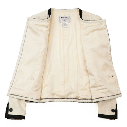 シャネル BOUTIQUE ツイード コットン ジャケット