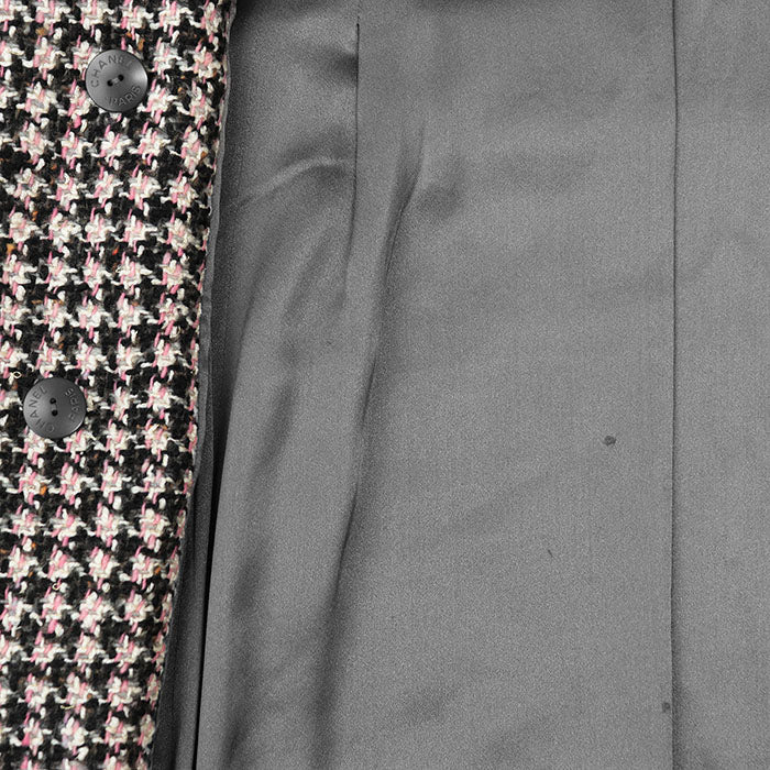 シャネル ウール シルク ロング コート