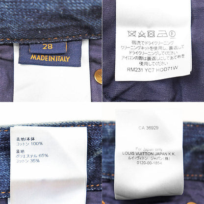 ルイ・ヴィトン モノグラム コットンデニムパンツ