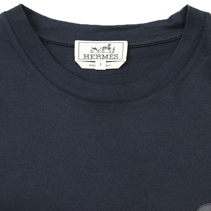 エルメス ラムレザー ワッペン コットンTシャツ