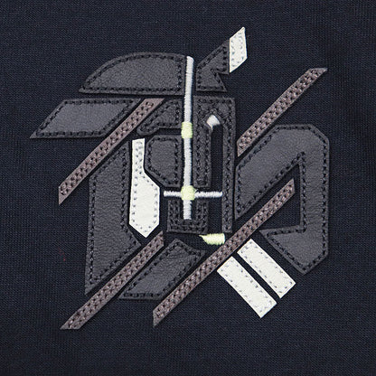 エルメス ラムレザー ワッペン コットンTシャツ
