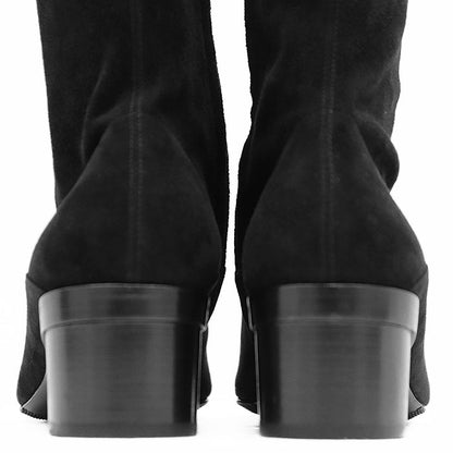 エルメス ヌバック ロングブーツ38