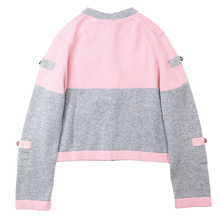 シャネル P80246 カシミヤ100% ニットカーディガン
