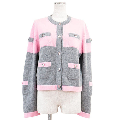 シャネル P80246 カシミヤ100% ニットカーディガン