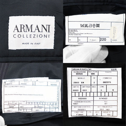アルマーニ コレッツォーニ ウールスーツセットアップ