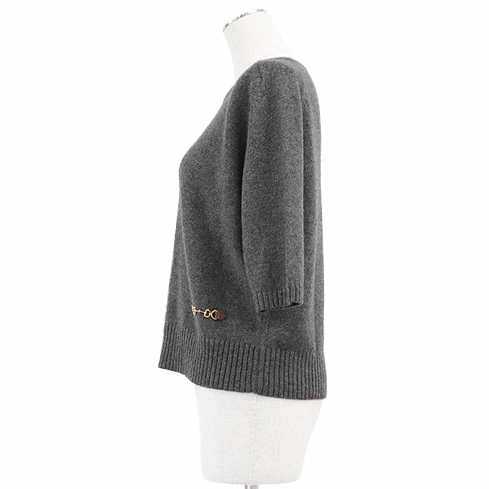 グッチ ホースビット チャーム 100% カシミア ニット トップ