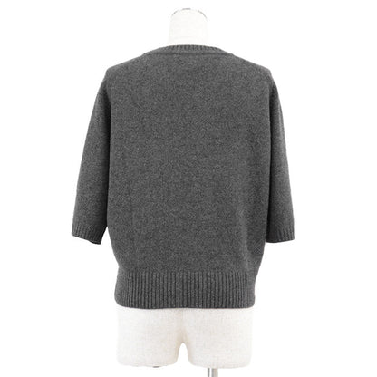 グッチ カシミヤ ミドルゲージ ショートスリーブニット
