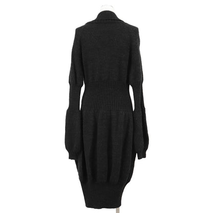 シャネル 08A P33445 カシミヤ アルパカ ニット ドレス