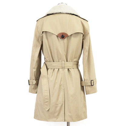コーチ TRENCH W WOOL LINER コットンポリエステル トレンチコート