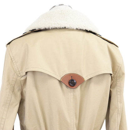 コーチ TRENCH W WOOL LINER コットンポリエステル トレンチコート