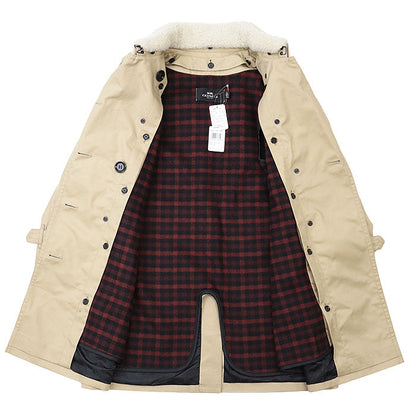 コーチ TRENCH W WOOL LINER コットンポリエステル トレンチコート
