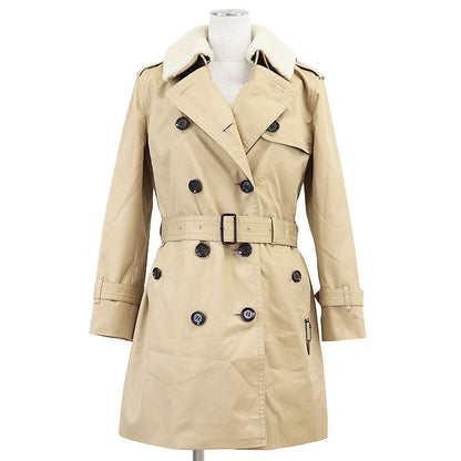 コーチ TRENCH W WOOL LINER コットンポリエステル トレンチコート