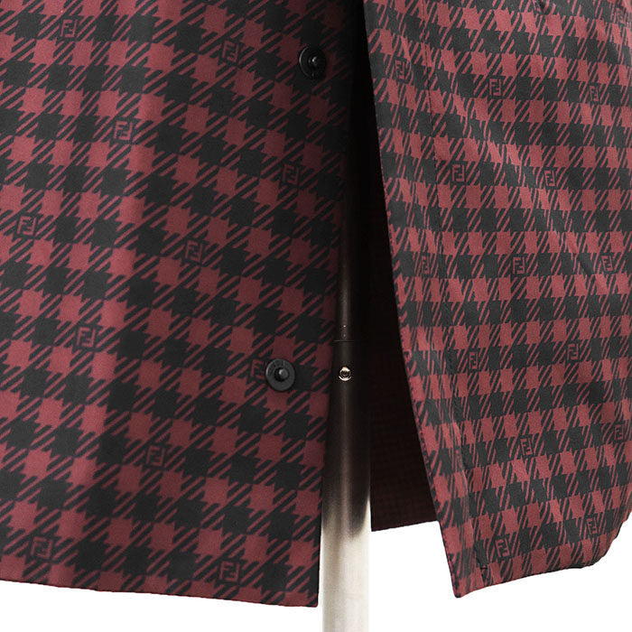 フェンディ リバーシブルナイロンレインコート