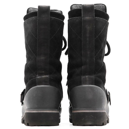 シャネル マトラッセ ヌバック スノーブーツ