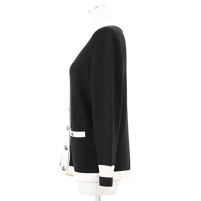 シャネル 08A P34305 カシミヤ ニットカーディガン