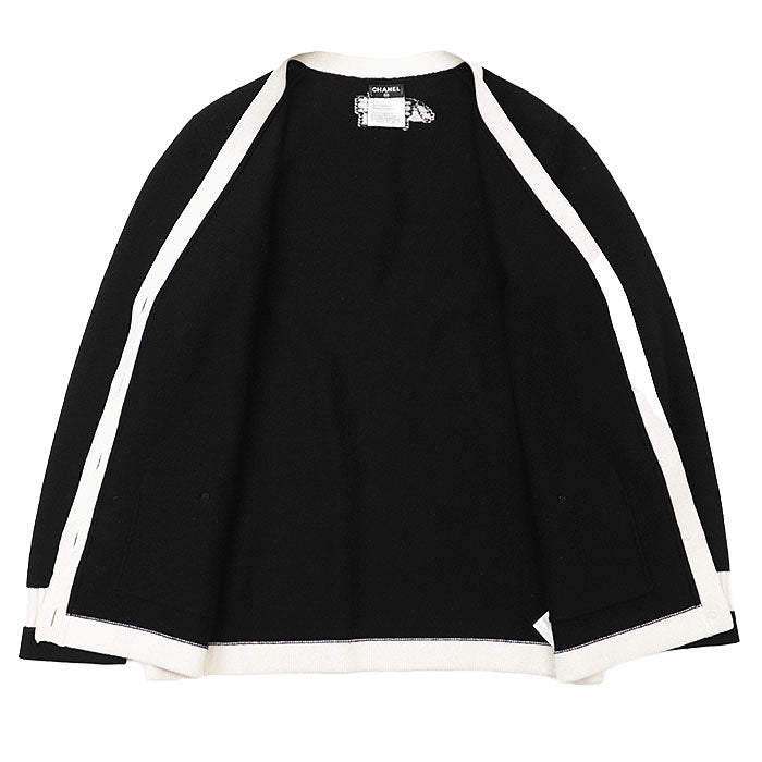 シャネル 08A P34305 カシミヤ ニットカーディガン