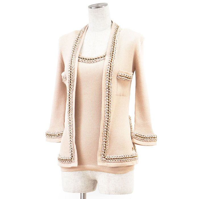 シャネル カシミヤシルクニットアンサンブル