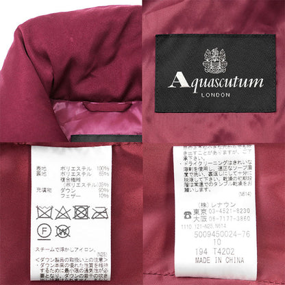 アクアスキュータム ダウンジャケット ポリエステル ジャケット