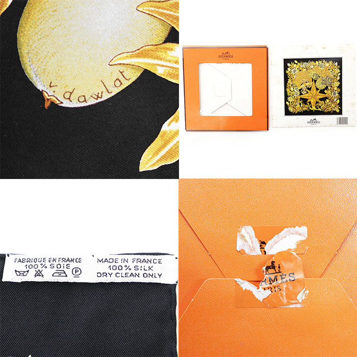 エルメス カレ90 PASSIFLORES シルクスカーフ