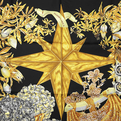 エルメス カレ90 PASSIFLORES シルクスカーフ