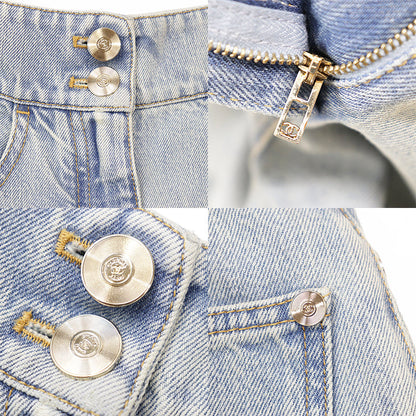 シャネル P70188 コットンデニムパンツ