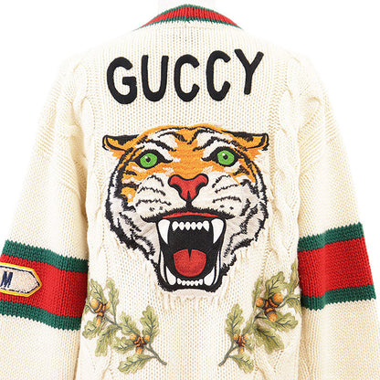 グッチ GUCCY ウールロングカーディガン