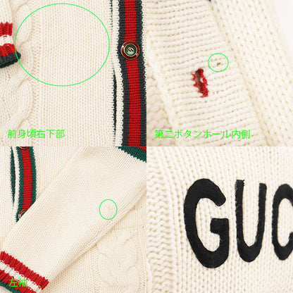 グッチ GUCCY ウールロングカーディガン
