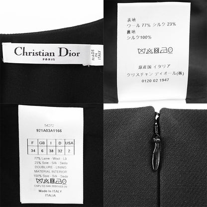 クリスチャン・ディオール ウールシルク ワンピース