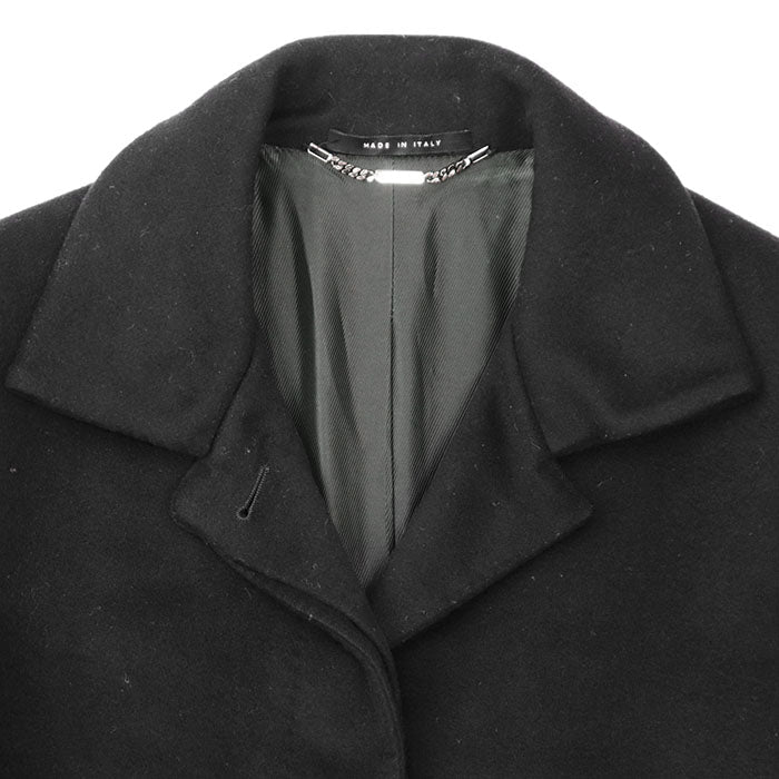 グッチ メルトンコート ウール カシミヤ ロングコート