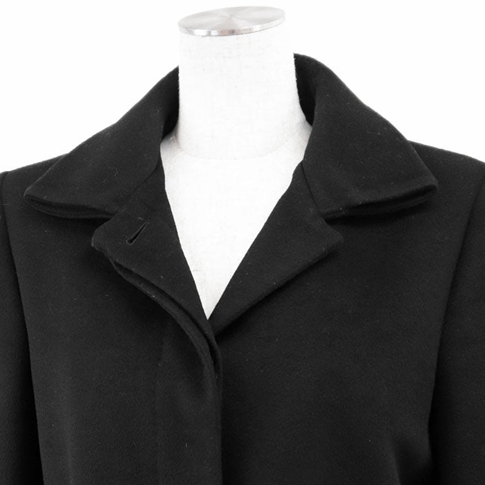 グッチ メルトンコート ウール カシミヤ ロングコート