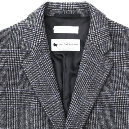 ビューティ&ユース ユナイテッドアローズ EXTRA FINE WOOL 120’s グレンチェックウールコート