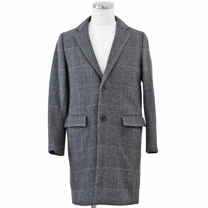 ビューティ&ユース ユナイテッドアローズ EXTRA FINE WOOL 120’s グレンチェックウールコート