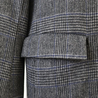 ビューティ&ユース ユナイテッドアローズ EXTRA FINE WOOL 120’s グレンチェックウールコート