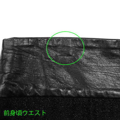 シャネル ツイード コットンシルクブレンド カーフレザー スカート