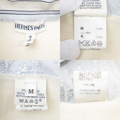 エルメス NEIGE D'ANTAN シルク ウール プルオーバー
