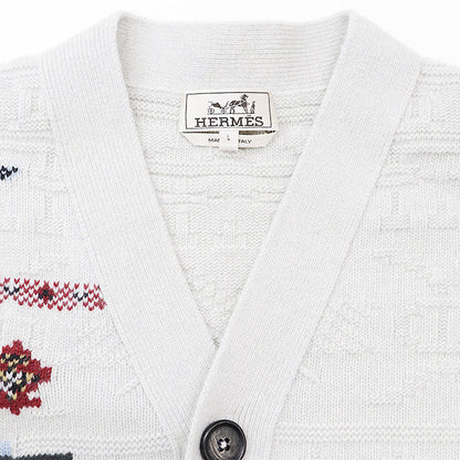 エルメス ウールカシミヤ ニットカーディガン